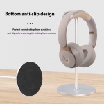 POWERTECH επιτραπέζια βάση ακουστικών PT-1580, ασημί - Image 3