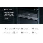 TP-LINK L2+ managed switch SX3016F, 16x 10Gbps SFP+ θύρες, V1.20 - Image 2