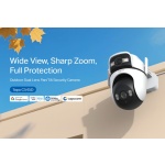 TP-LINK smart κάμερα Tapo C545D, dual lens, 2K/3MP, WiFi, PTZ, IP66, V1.0 - Image 2