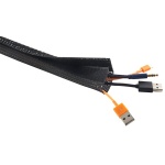 BRATECK Δεματικό Καλωδίων τύπου Flex Wrap VS-135, 100x13.5cm, μαύρο - Image 2