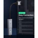 CABLETIME αντάπτορας DisplayPort σε HDMI CT-AV589-P02G4K60, 4K/60Hz, γκρι - Image 2