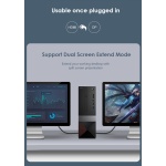 CABLETIME αντάπτορας DisplayPort σε HDMI CT-AV589-P02G4K60, 4K/60Hz, γκρι - Image 5