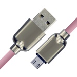 CABLETIME καλώδιο micro USB σε USB CT-PE32-ZFMC, 2A, 480Mbps, 1m, ροζ