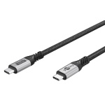GOOBAY καλώδιο USB-C 74776, USB4, 240W, 80Gbps, 16K/60Hz, 1.5m, μαύρο