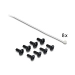 DELOCK patch panel 91087 για rack 19", 1U, 24 θυρών, CAT 6 UTP, με LED, μαύρο - Image 4