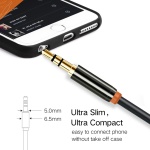 CABLETIME καλώδιο προέκτασης ήχου 3.5mm CT-AV311-P11FG, gold plated, 0.5m, μαύρο - Image 2