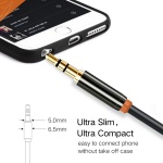 CABLETIME καλώδιο ήχου 3.5mm CT-AV311-P11G, gold plated, 1m, μαύρο - Image 2