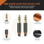 CABLETIME καλώδιο ήχου 3.5mm CT-AV311-P11G, gold plated, 1m, μαύρο - Image 4