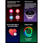 ZEBLAZE smartwatch Btalk 3 Plus, heart rate, 1.39" IPS, χρυσό - Image 3