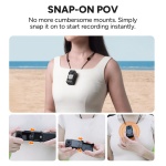 SJCAM action camera C400 με ασύρματο χειριστήριο, 16MP/4K, WiFi, αδιάβροχη θήκη, μαύρη - Image 3