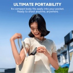 SJCAM action camera C400 με ασύρματο χειριστήριο, 16MP/4K, WiFi, αδιάβροχη θήκη, μαύρη - Image 4