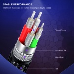 CABLETIME καλώδιο micro USB σε USB CT-C165-P05, 2.4A, 480Mbps, 1m, μπλε - Image 3