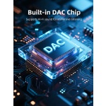 CABLETIME αντάπτορας USB-C σε 3.5mm CT-CMAUF-AG, γκρι - Image 4