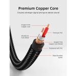 CABLETIME καλώδιο ήχου 2x RCA σε 2x RCA CT-RCA, 1m, μαύρο - Image 4