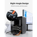 CABLETIME καλώδιο SATA III CT-SATA3R, γωνιακό, 6Gbps, 0.50m, πορτοκαλί - Image 3