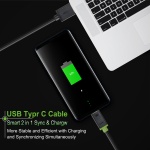 CABLETIME καλώδιο USB-C σε USB CT-U32-CMAMG, 3A, 480Mbps, 2m, μαύρο - Image 2
