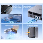 BEELINK mini PC EQR6, AMD Ryzen 5 6600U, 24GB, 500GB M.2, Windows 11 Pro - Image 3