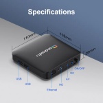 H96 MAX TV Box S905L3, 4K, 2/16GB, WiFi, Bluetooth, Android 14 - Image 4