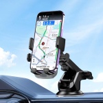 KAKUSIGA βάση smartphone αυτοκινήτου KSC-1566 για ταμπλό/παρμπρίζ, μαύρη - Image 2