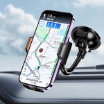 KAKUSIGA βάση smartphone αυτοκινήτου KSC-1723 για ταμπλό/παρμπρίζ, μαύρη - Image 2