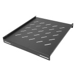 POWERTECH σταθερό ράφι για rack 19" NETW-0052, 1U, βάθος 420mm, μαύρο - Image 2