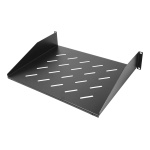 POWERTECH σταθερό ράφι για rack 19" NETW-0054, 2U, βάθος 350mm, μαύρο