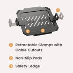 POWERTECH βάση γραφείου οθόνης & laptop PT-1569, 17-32", έως 10kg - Image 4