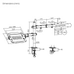 POWERTECH βάση γραφείου οθόνης & laptop PT-1569, 17-32", έως 10kg - Image 5