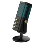 SADES gaming μικρόφωνο Night Owl με βάση γραφείου & επιτραπέζια, καρδιοειδές, USB, μαύρο - Image 2