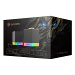 SADES gaming ηχεία Dionsyn με RGB φωτισμό, 2x 5W, Bluetooth & USB-C/USB, μαύρα - Image 3
