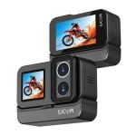 SJCAM action camera SJ20 με 2x φακούς, 2x οθόνες, 20MP/4K, WiFi, αδιάβροχη θήκη, μαύρη