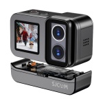 SJCAM action camera SJ20 με 2x φακούς, 2x οθόνες, 20MP/4K, WiFi, αδιάβροχη θήκη, μαύρη - Image 4