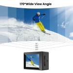 SJCAM action camera SJ4000 Dual Screen, 2x οθόνες, 16MP/4K, WiFi, αδιάβροχη θήκη, μαύρη - Image 3