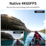 SJCAM action camera SJ8 Pro, οθόνη αφής, 12MP/4K, WiFi, αδιάβροχη θήκη, μαύρη - Image 2