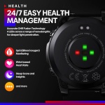 ZEBLAZE smartwatch Vibe 7 Pro, heart rate, 1.43" AMOLED, 3 ATM, ασημί - Image 4